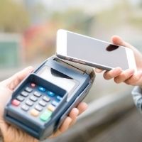 Paying with a digital wallet at store
